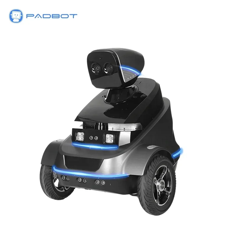 Autonomous Navigation Indoor Patrol Roboters Bodyguard Trading Night Club Security Guard Robot