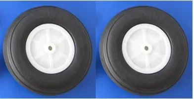2X RC EVA Rubber Landing PU Wheel 2inch 50MM 50 pack fly 3D airpalne Aircraft