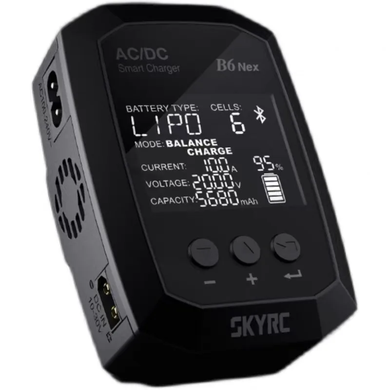 For SKYRC B6NEX 200W Smart Charger Bluetooth App Control AC DC Drone Battery Charger Industrial RC