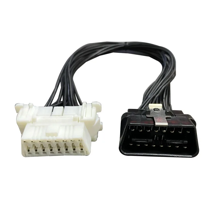 Car OBD Extension Cable OBD2 16PIN Modification Line Male to Female 16P Fully Connected with 16 Needles Auto Detect Harness