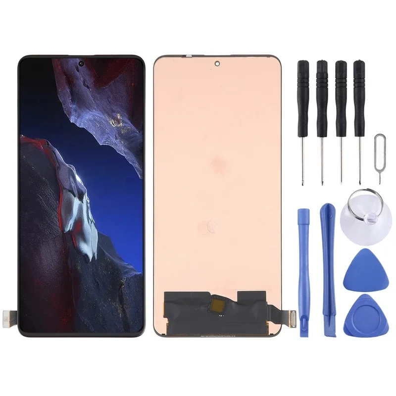 LCD Display Assembly Replacement For Xiaomi Poco F5 Pro AMOLED  LCD Screen with Digitizer Full Assembly