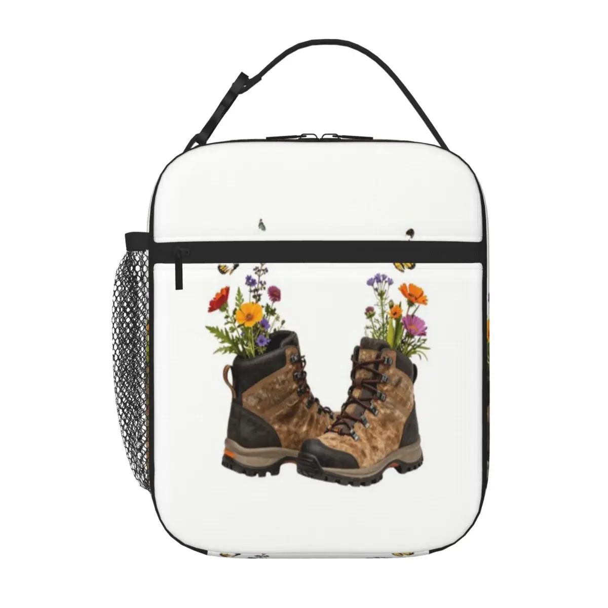 Hot Sale Outdoor Shoes Blooming Double Layer Work Lunch Bag Office Meal Prep Lunch Bag