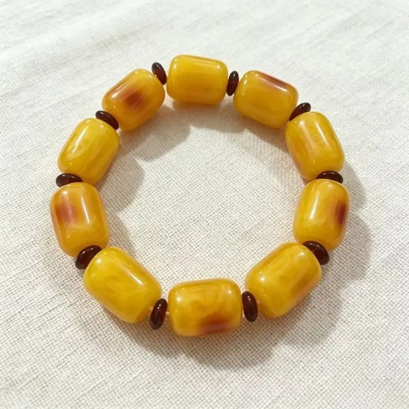 Simple and Fashionable Second-generation Beeswax Ethnic Style Single Ring Bracelet Handicrafts