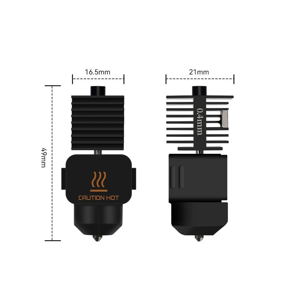 Mini Kit de Hotend A1, boquilla de acero duro, accesorios de impresora 3D para laboratorio de bambú A1 Mini Hotend, 0,4mm