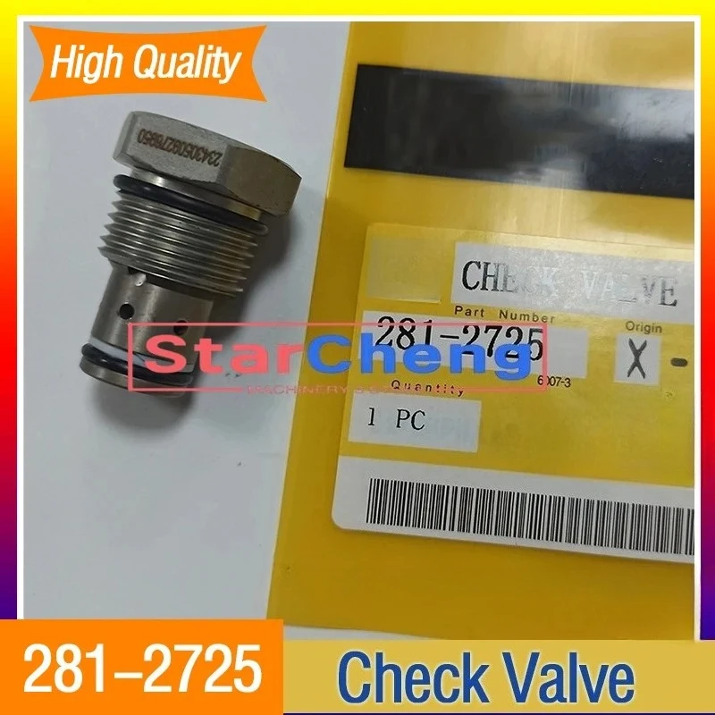 For Excavator Spare Parts 281-2725 Higher Quality Check Valve GP C12 C13 C15 C18 3406E 2812725