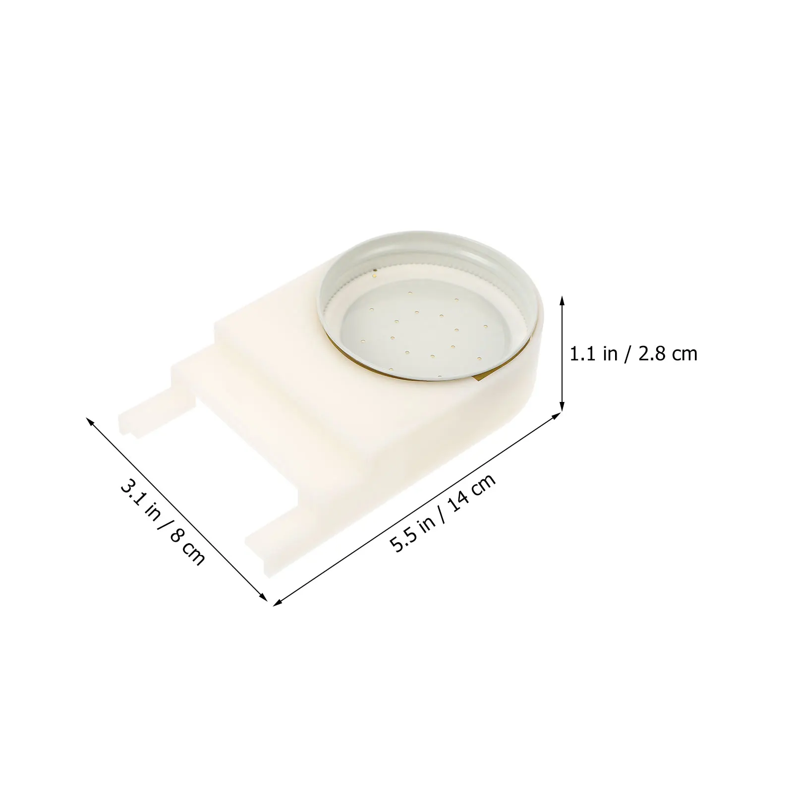 

2pcs Beehive Entrance Feeder Durable Plastic Monitor Sugar Syrup Levels Refill Without Disturbing Bees Nest Door Water Dispenser