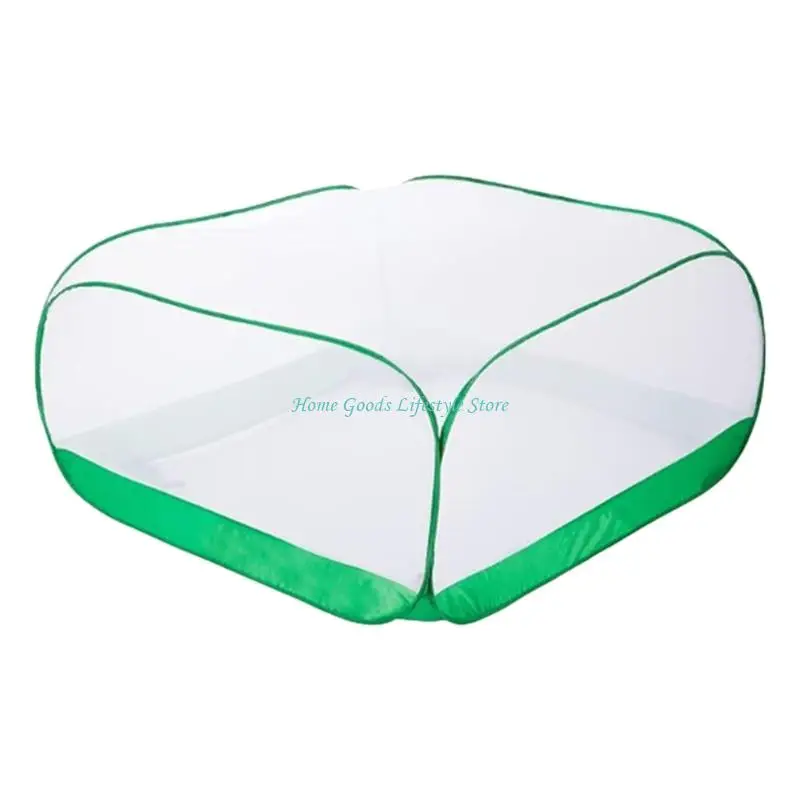 E74E Durable Weather Resistant Plant Barrier Net for Outdoor Vegetables Against Birds