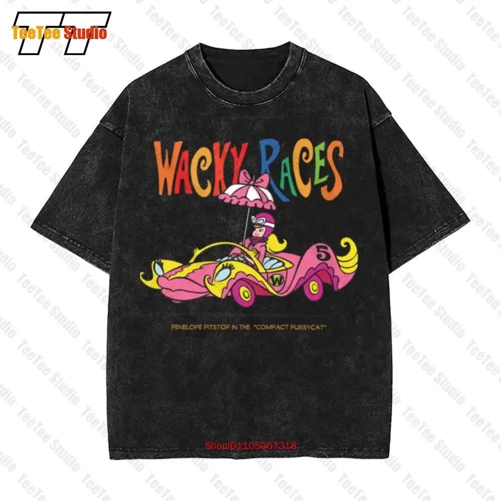 Wacky Races Cartoon Penelope Vintage Streetwear T-Shirt ID9B