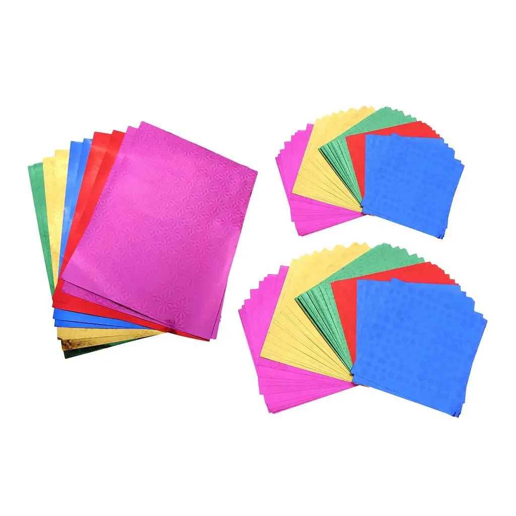 Folding Paper Hologram Origami Paper for Kid Children Kindergarten toys