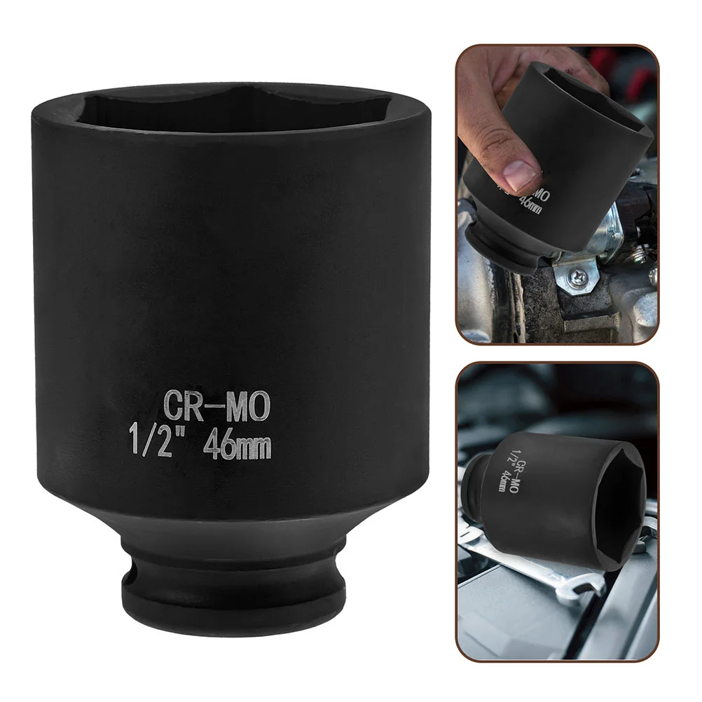 

Heavy Duty 1/2 Drive 50Mm Socket Axle Nut Tool Automotive Repair Mechanic Large Size Durable Portable Car Wrench