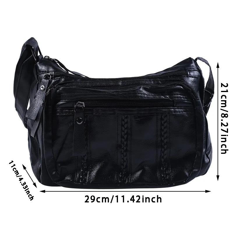 Women's Bag Middle-aged Multi-layer Large Capacity Convenient Practical Single Shoulder Mother-in-law Buy Vegetable Bags