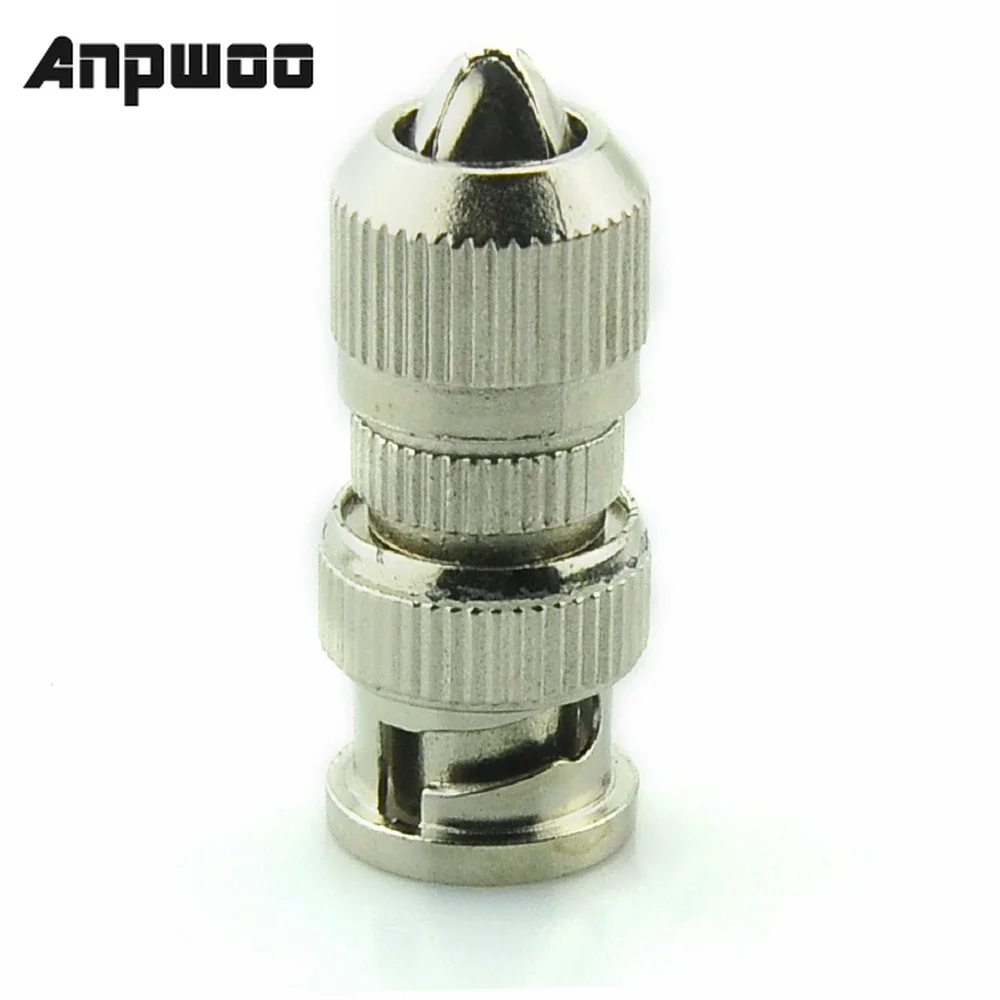 

ANPWOO 10x BNC Male to Cable Connector Coaxial Adapter Coupler for CCTV Camera