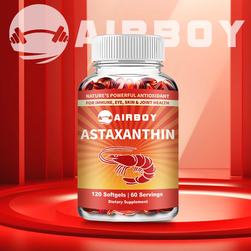 

Astaxanthin - Antioxidant, Supports Eye, Joint, Skin and Heart Health, Boosts Metabolism