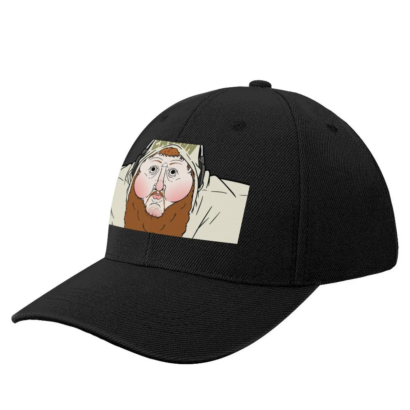 CASEOH CARTOON MEME [LIMITED TIME ONLY] Baseball Cap Snap Back Hat Sunhat Kids Hat black For Man Women's