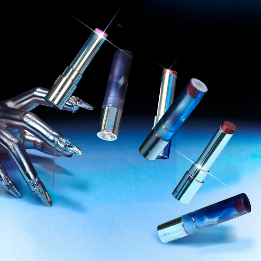 Cheryep Set per il trucco Palette di ombretti glitterati Stick per labbra Idrata Balsamo per labbra Specchio Set da 6 pezzi Kit Qianyan per le donne Tutto in uno