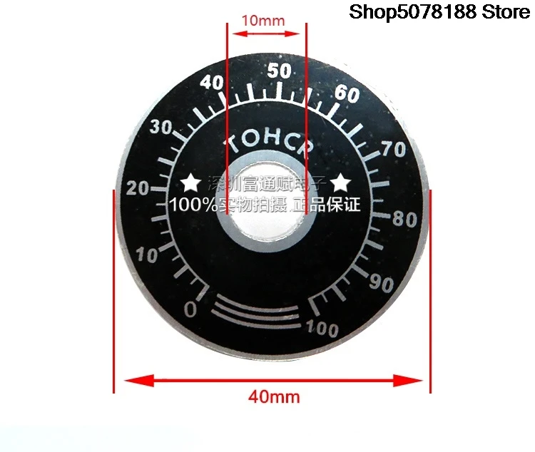 TOCOS dedicated RV24 RV30 WH118 single turn potentiometer knob with dial digital Angle display