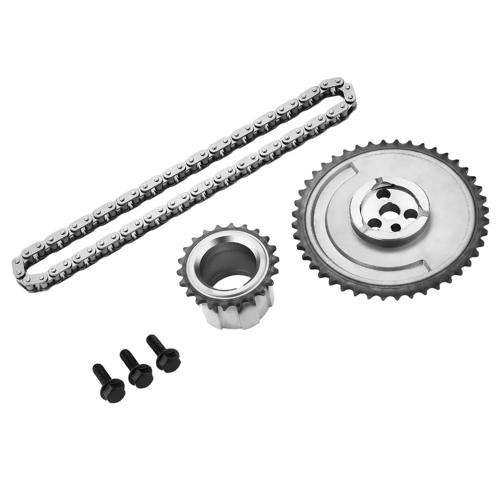 

Timing Chain Set Kit+BOLTS For Chevy GM 2003-2007 LS 4.8L 5.3L 6.0L 3-bolt,1x