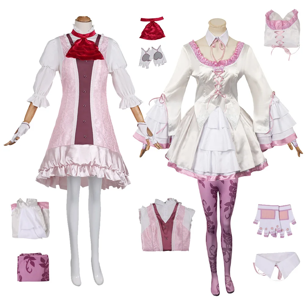 

Game Tekken 8 Lili Cosplay Costume Pink Dress Party Fantasia Women Adult Outfits Halloween Carnival Role Play Disguise Suit