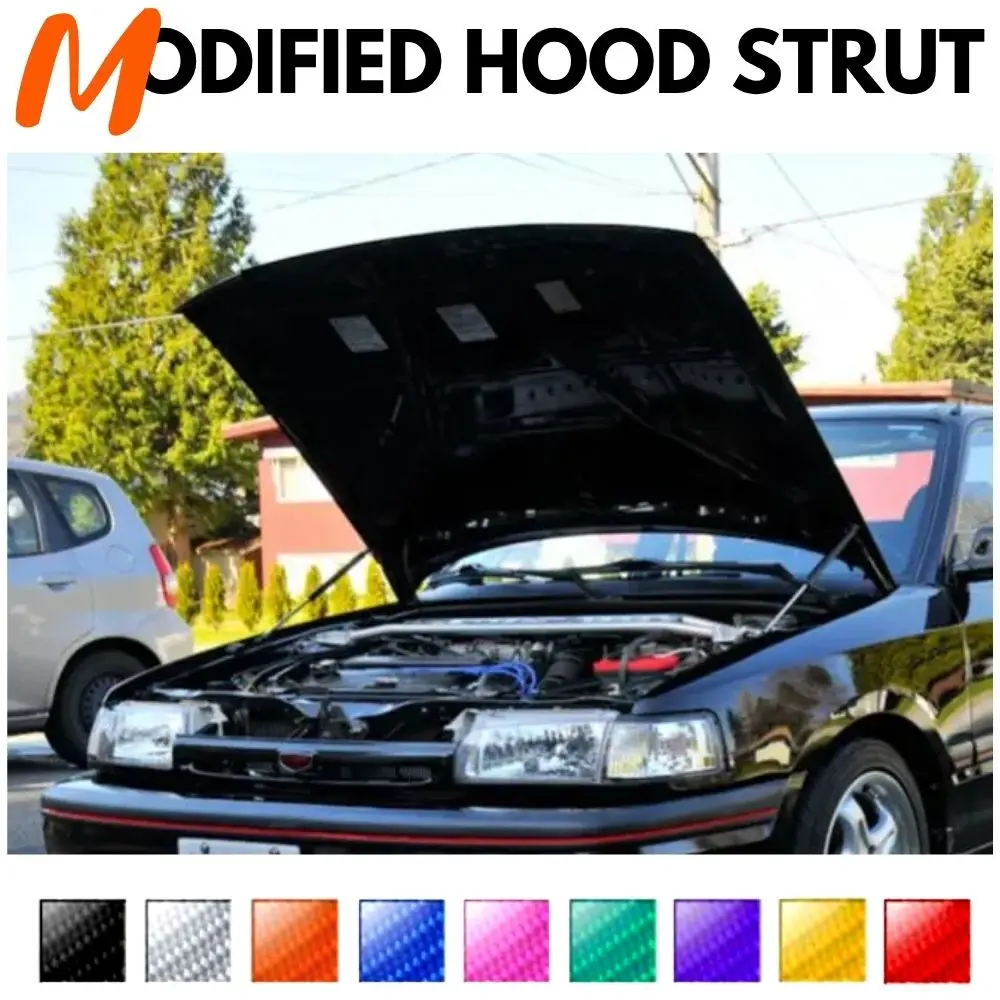 

Front Hood Struts for Mazda Familia (BG) / Mazda 323 Protegé 1989-1994 Shock Lift Supports Bonnet Gas Dampers Springs No-Drill