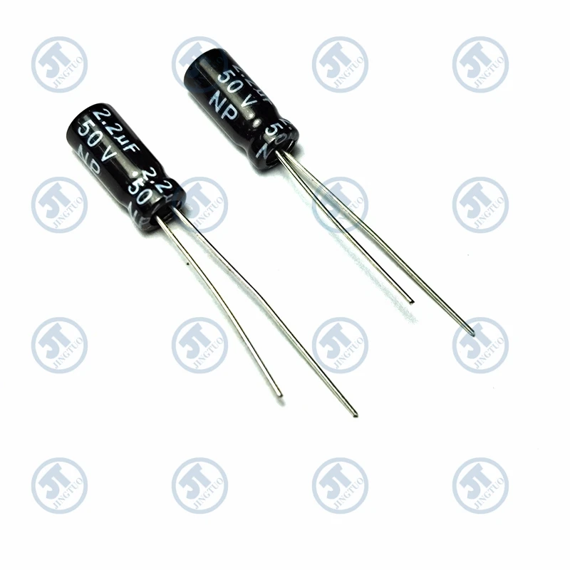 20pcs 2.2uF50V 50V2.2uF 2.2MFD 50WV 5*11mm NP (Non Polarized) Radial Aluminum Electrolytic Capacitor