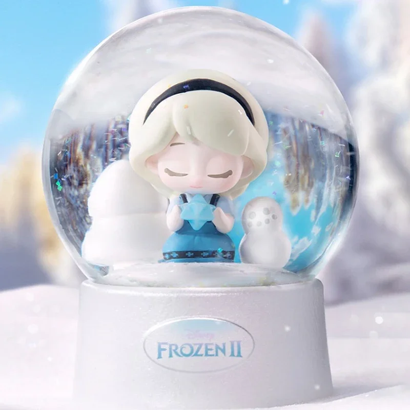 2023 New Disney Anime Frozen Series Crystal Ball Model Blind Box Crowns The Brave Trendy Toys regali di natale per bambini