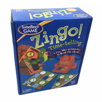 Educational ZINGO Time-Telling/Zingo 1-2-3 NUMBER/Zingo bingo with a Zing Game for Kids – ZINGO GAME