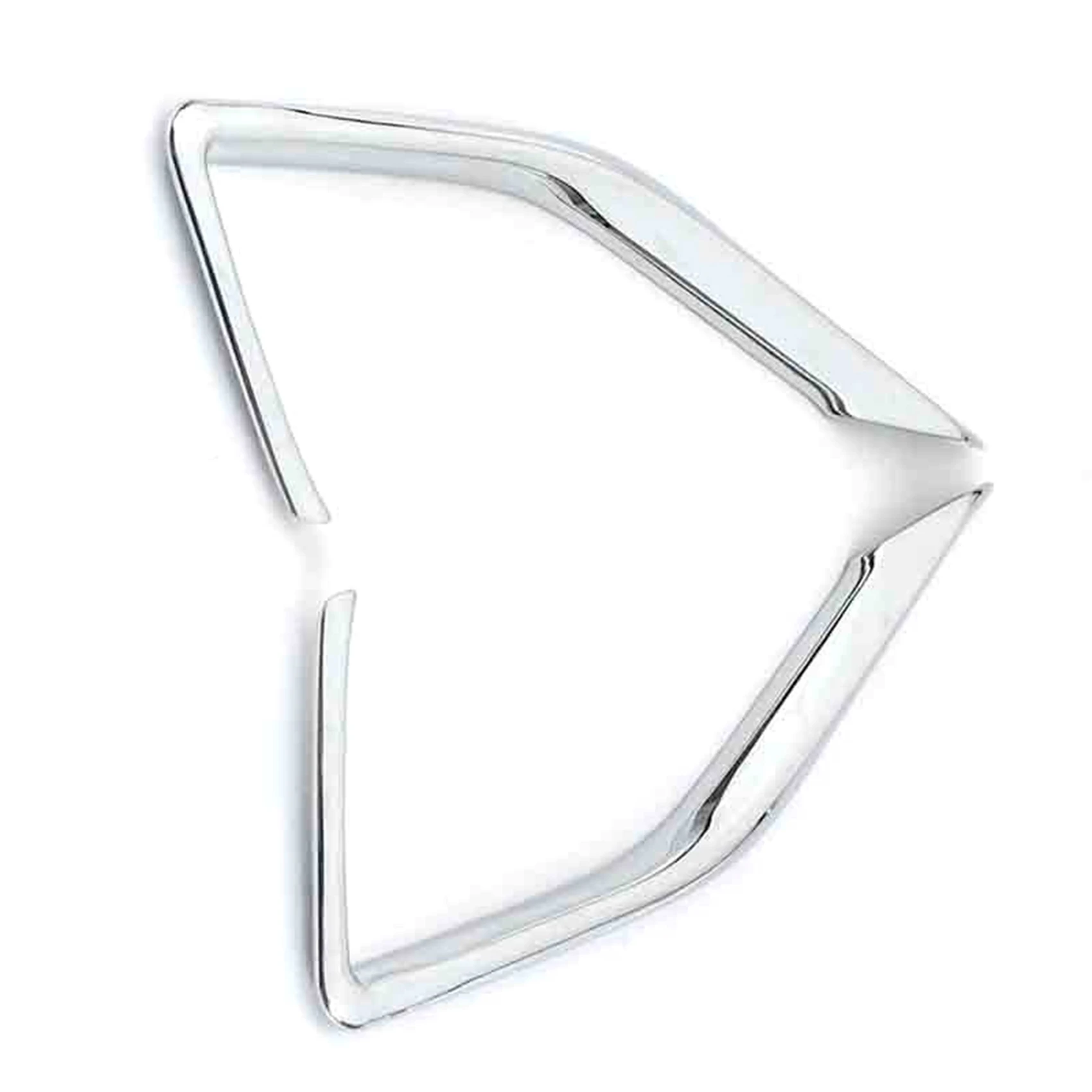 For MG Zs Suv 2017 2018 Front Fog Light Lamp Trim Cover Frame Decorative Strip Sticker Interior Car Accessories