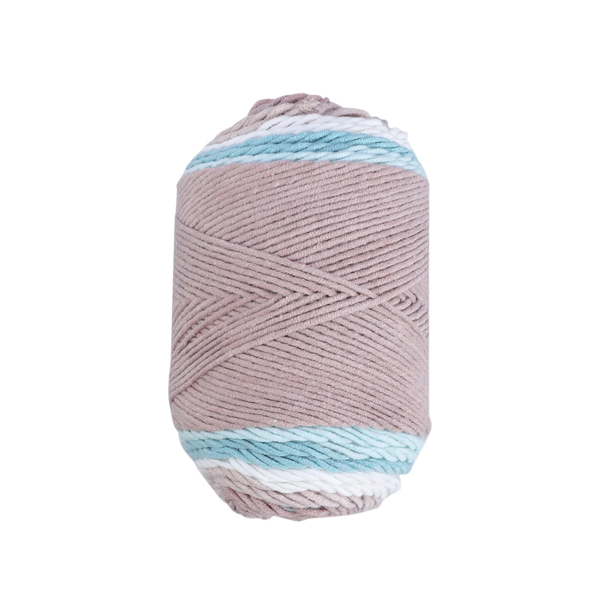 

Rainbow Cotton Acrylic Yarn For Crochet Knitting Scarf Hat Blanket Anti-Pilling Thick Warm Wool Diy Woolen Yarn Blue