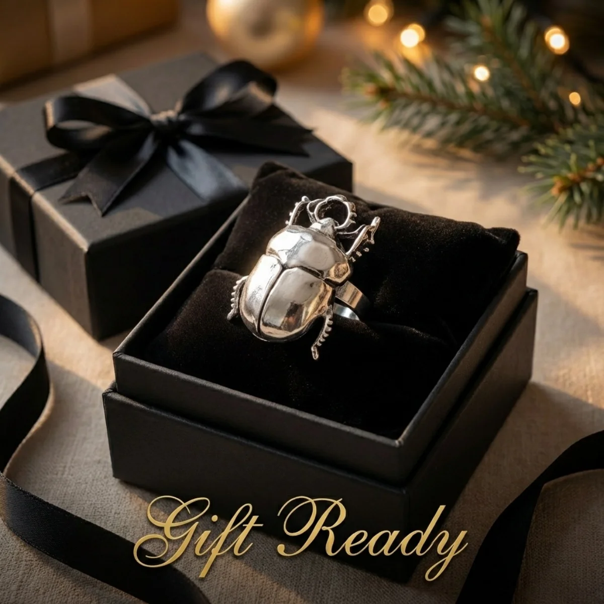Kreative Insekten-Zikaden-Käfer-Öffnungsringe für Damen und Herren, Vintage-Punk-Metall-Tier-Fingerring, Party- und Alltagsmode-Schmuck – Detail 12