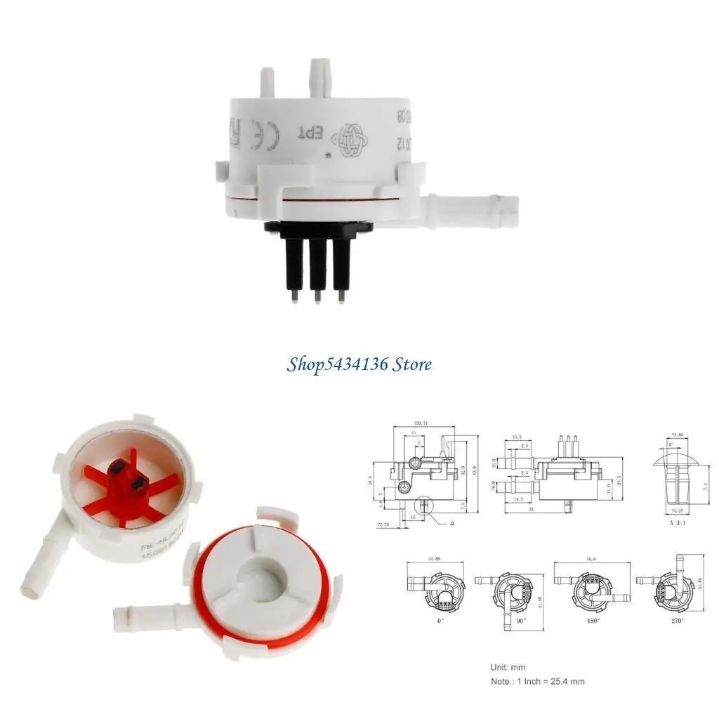 

H7ED 5-18 В 6 мм шланговой шланги датчик потока воды для очистки горячей воды кофемашины