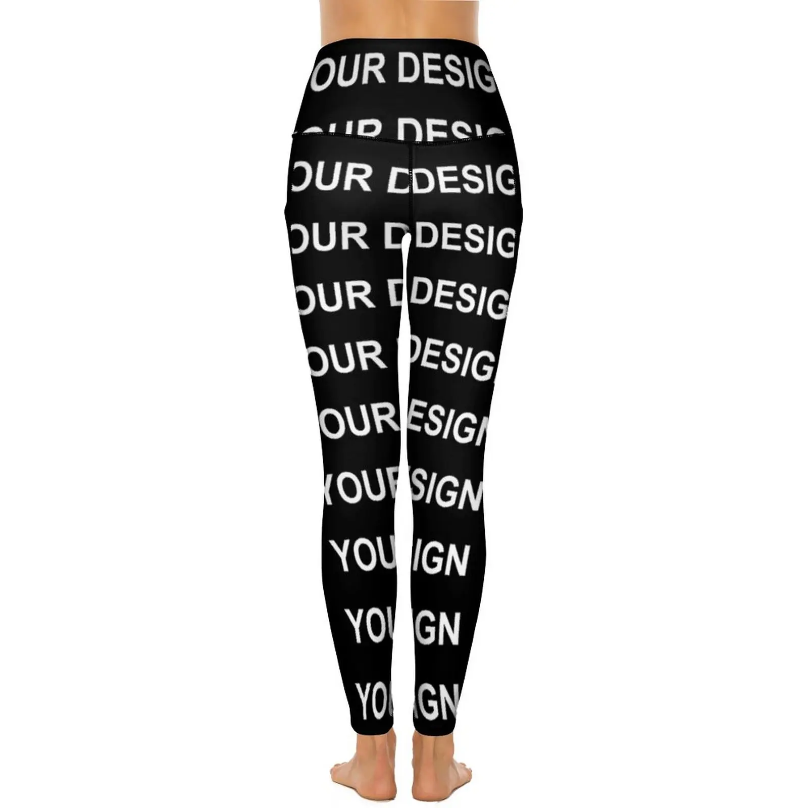 Ontwerp op maat gemaakte yogabroeken Op maat gemaakt uw afbeelding Aangepaste leggings Push-up work-out leggings Nieuwigheid sneldrogende sportlegging