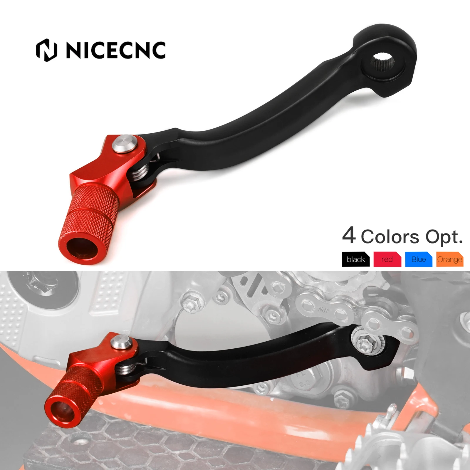 NICECNC For GasGas EC 300 EC 250 ECF 350 MC 125 MC250F EX EXF 250 350 2021-2023 Shift Lever For KTM EXC 300 For Husqvarna TE 300