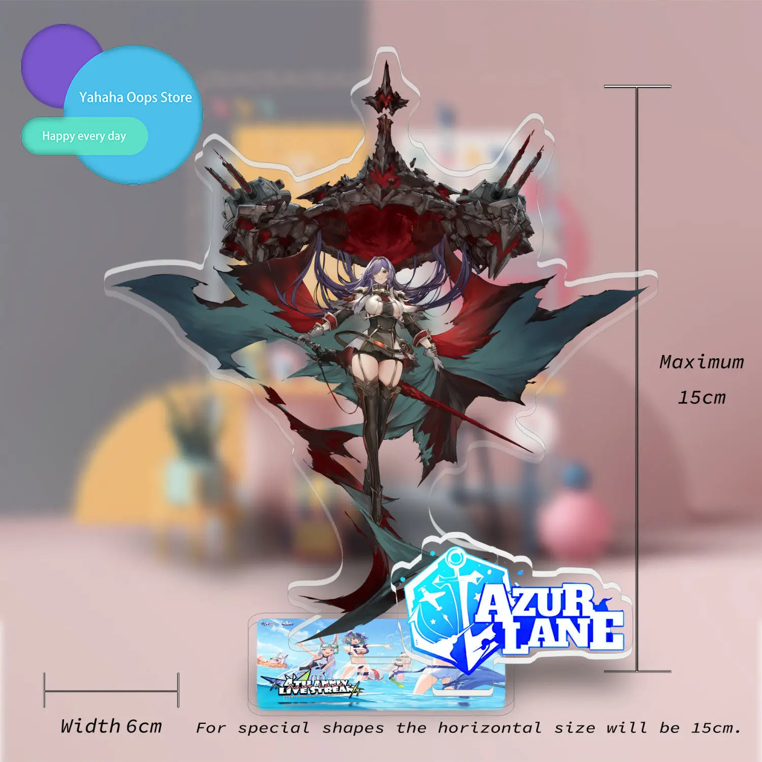 15CM Azur Lane IJN Yūdachi Cosplay Anime Characters Acrylic Display Stand Model Decorations Souvenir Of Animation Lovers Collect