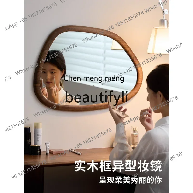 

32North American black walnut dresser bedroom antique solid wood makeup table desk integrated