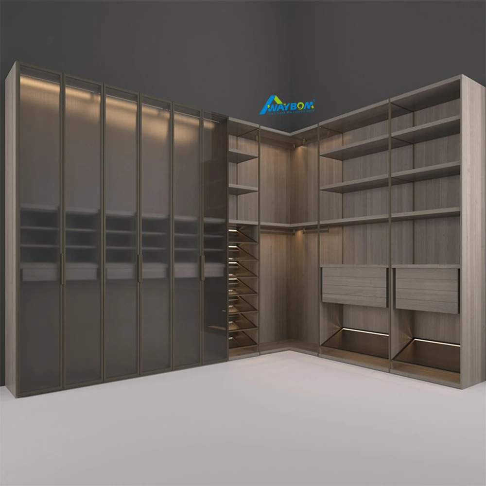 Factory Supply Modern Design Wall Wardrobes Bedroom Closet