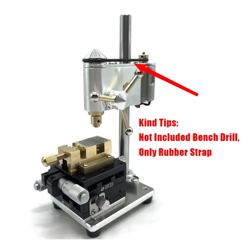 

Bench Drill Rubber Strip Accessories 0.3-4mm/0.3-6.5mm Drilling Machine Watch Repair Tool Rubber Strip Bench Drill Accessories
