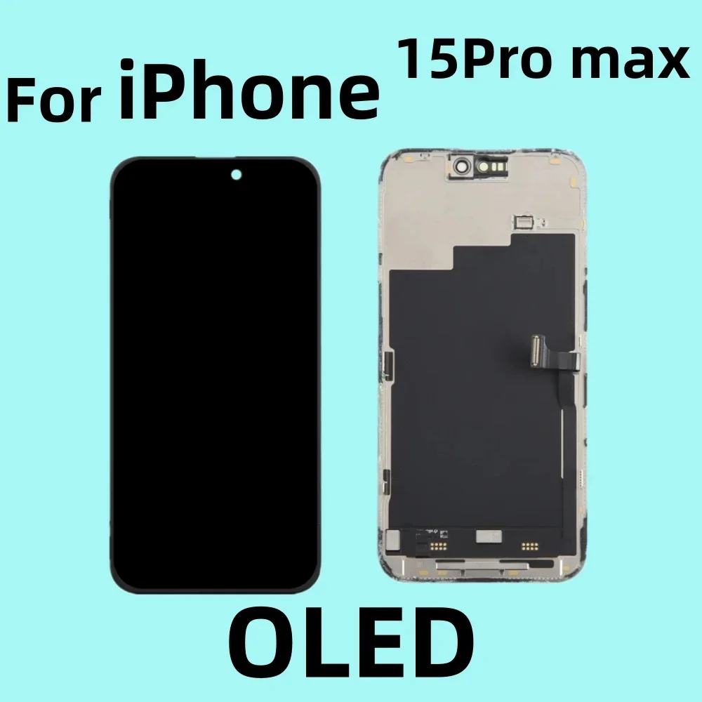 OEM For iPhone 15 Pro Max LCD 15Pro Display 3D Touch Digitizer Assembly 15Plus Soft OLED For iPhone 15 Pro Screen Replacement