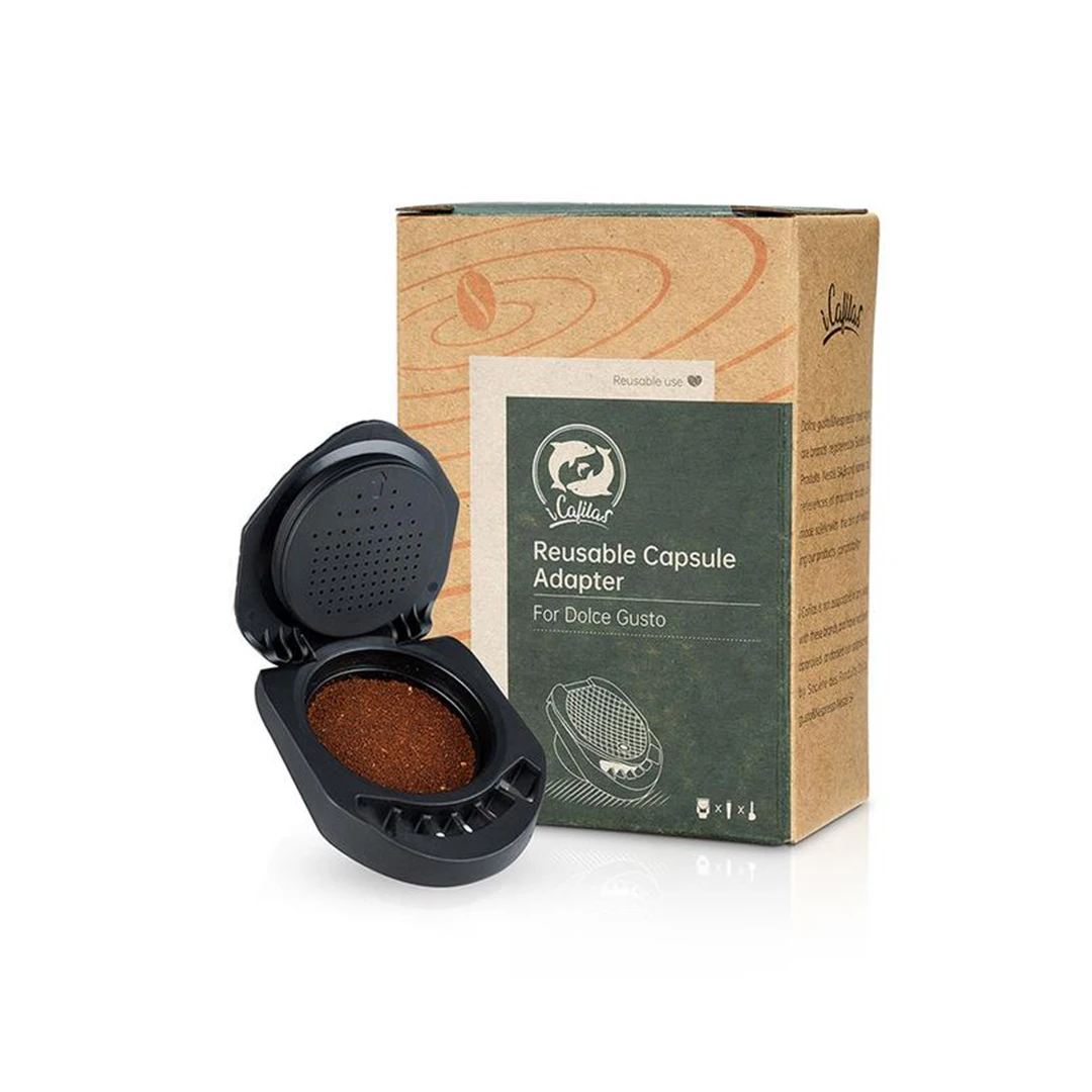 Icafilas wieder verwendbarer Dolce Gusto Kapsel adapter halter für Genio s Piccolo xs Circolo Infinissima Kaffee kapsel konvertieren