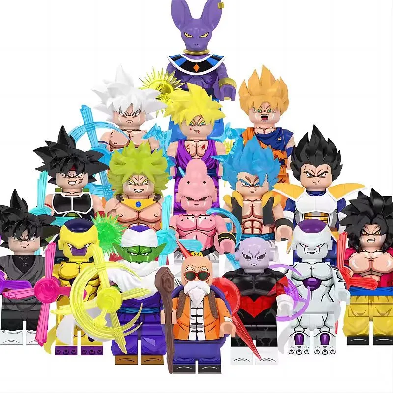 

Dragon Ball Z Building Block Figures, Saiyan Son Goku Buu, Educational Assembly Action Figures, Children's Toys, Birthday Gifts.
