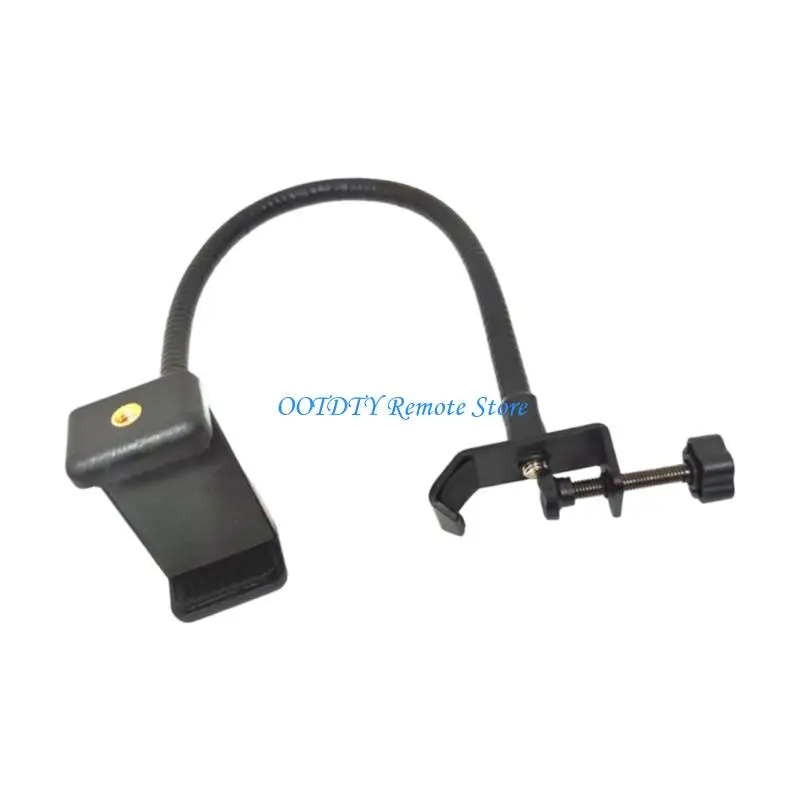 Universal Microphone Holder Stand Offer 360 Degree Rotating Capability Anti Slip Grip for Enhances Stability During Use