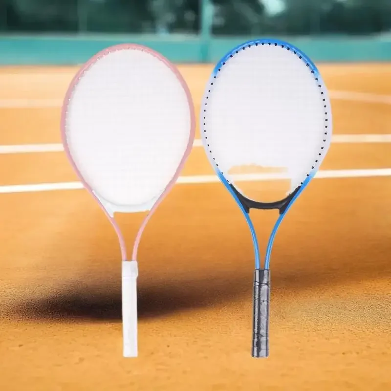 1 szt. Rakietka tenisowa o długości 21 cali dla początkujących dzieci w wieku 3-12 lat, idealna do gier sportowych na świeżym powietrzu.