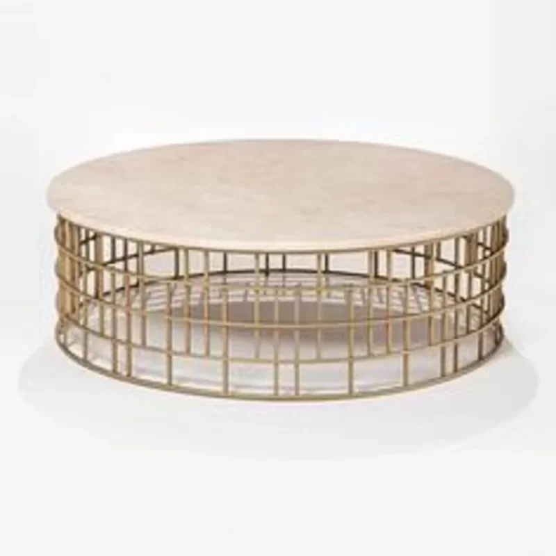 Gold-plated glass top table Unique bone inlay Console Home decoration Living room decoration stool