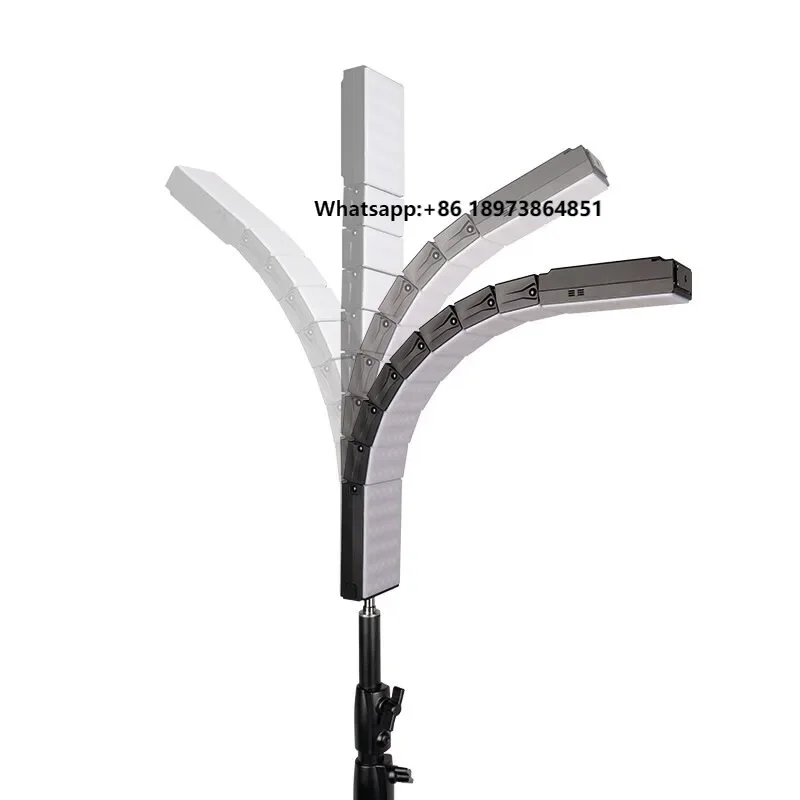 

2023 New RGB Video Bendable Photo Studio Light Flexible Photography LED Panel Light with Gift Box Without Tripod