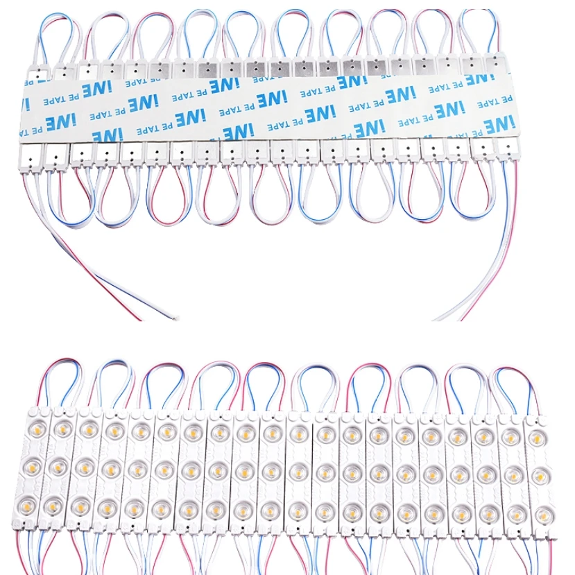 

12V waterproof 2835 3LEDs 1.5W Injection molding LED Module high lumen super bright led modules lighting