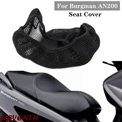 Motorcycle Seat Cushion Cover For Suzuki Burgman AN200 3D Waterproof Breathable Mesh Seat AN 200 Cushion Cover
