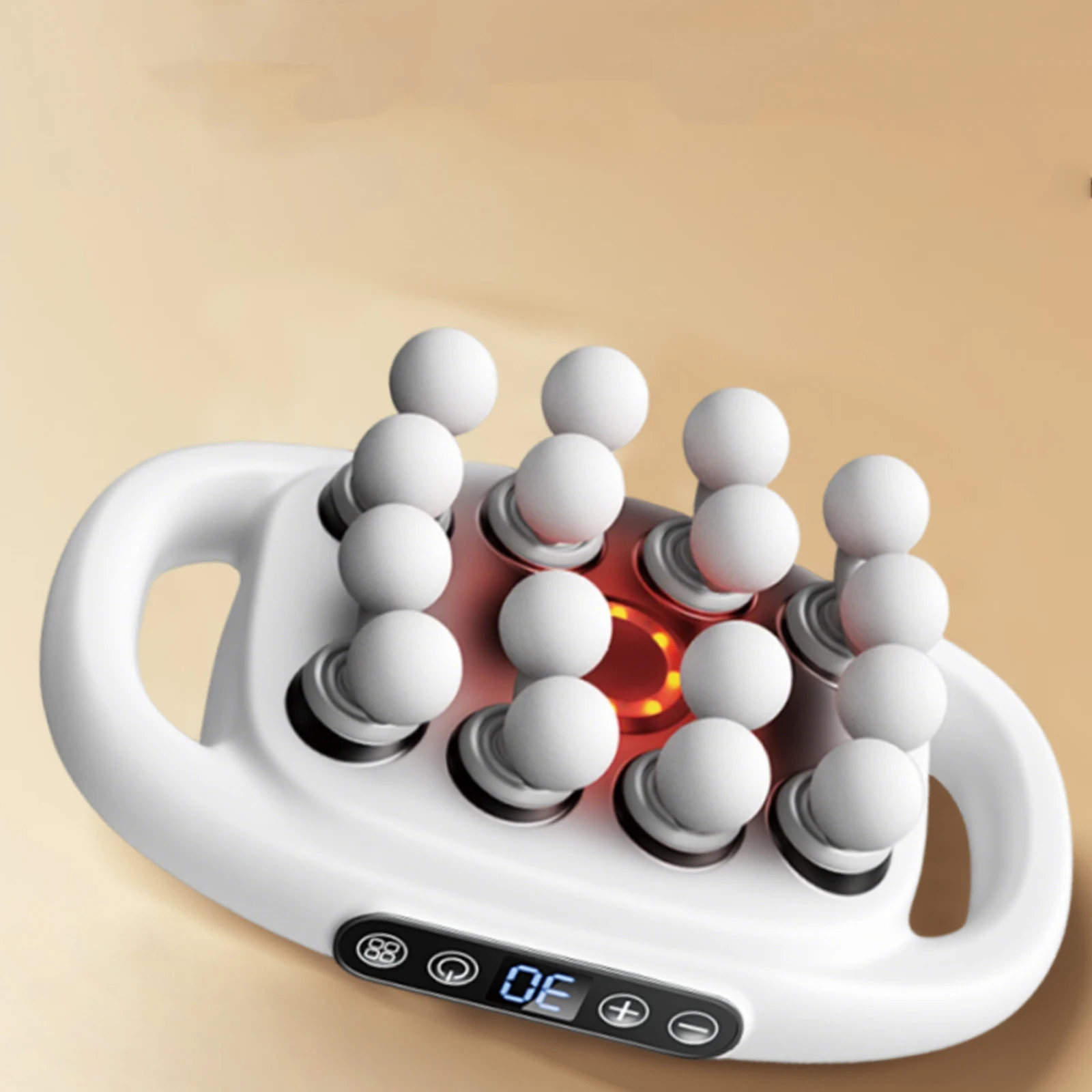 

Пистолет для массажа глубоких тканей с головкой 8/16 и 30-интенсивным электрическим массажером для мышц всего тела для спины, плеч, ног, облегчения боли