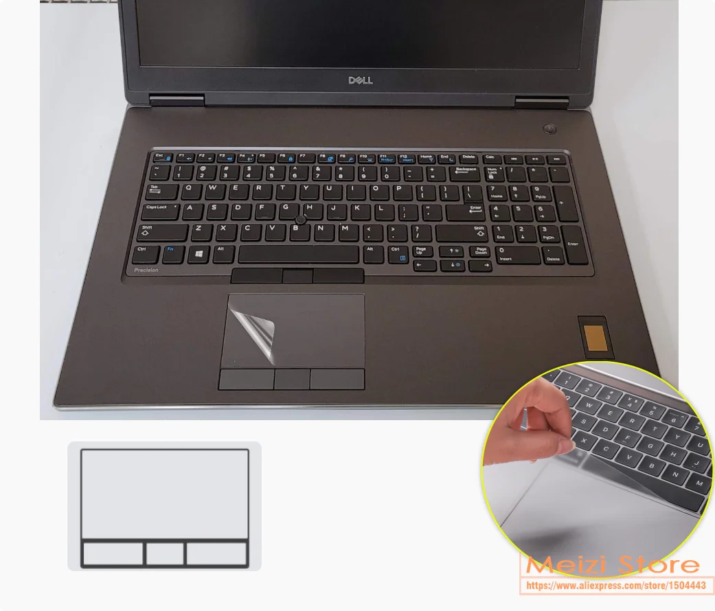 Matte Touchpad Protective Film Sticker Protector  For Dell Precision 7740 17.3