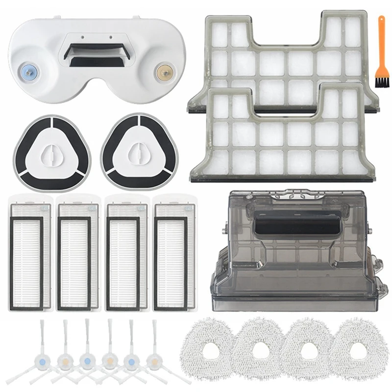 

21Pcs Accessories Kit For Narwal T10 J1 J2 Robot Vacuum Cleaner Filter Mop Cloth Sweeping Mopping Module Dust Box