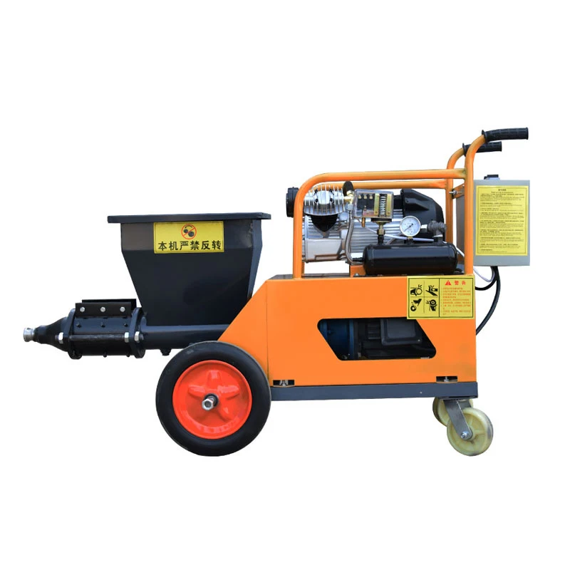 New Multifunctional Powder Wall Plastering Roughening Cement Mortar Fireproof Coating Real Stone Paint Mortar Spraying Machine