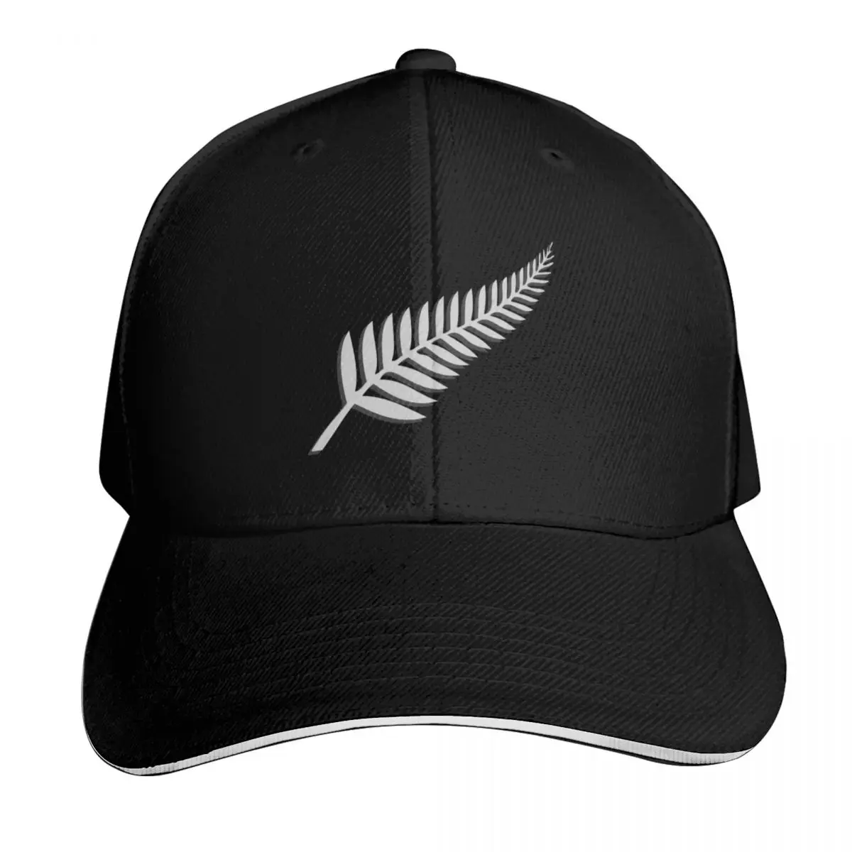 New Zealand NZ Kiwi Black Silver Fern Emblem Sport Fan Baseball Cap Men Women Casual Summer Sport Sun Cap